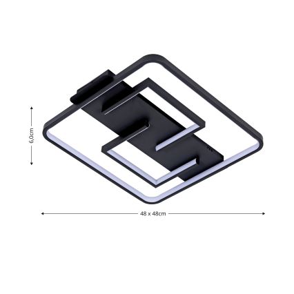 Brilagi - LED dimmbare Deckenleuchte VELO LED/34W/230V 3000/4000/6000K + Fernbedienung