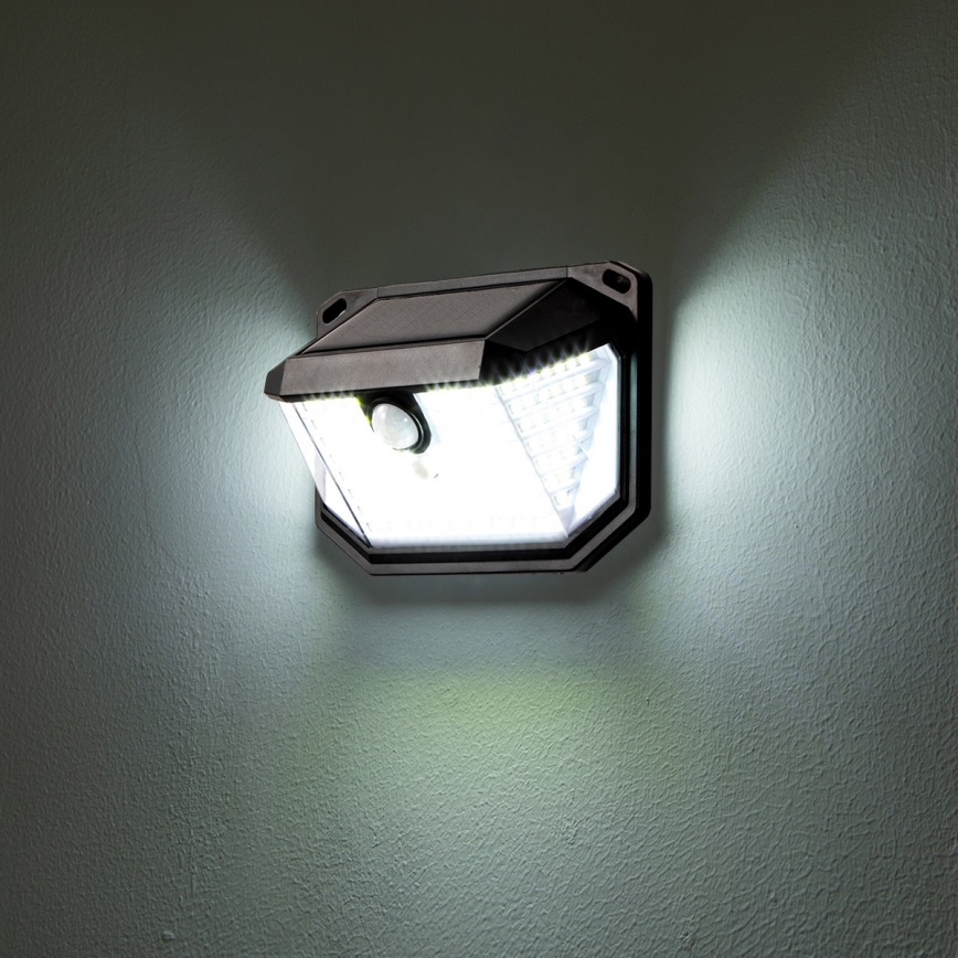 Brilagi - LED Solar-Wandleuchte mit Bewegungs- und Dämmerungssensor WALLIE LED/4W/5,5V 1200mAh 6500K IP65