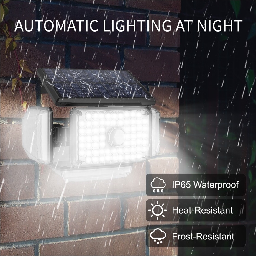 Brilagi - LED Solar-Wandleuchte mit Bewegungs- und Dämmerungssensor WALLIE LED/5W/5,5V 2400 mAh IP65