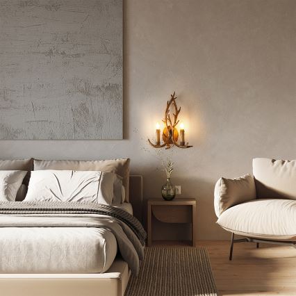 Brilagi - Wandleuchte DEER 2xE14/10W/230V