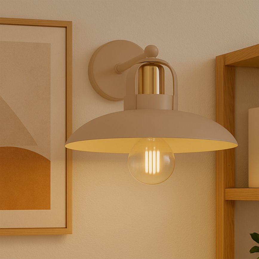 Brilagi - Wandleuchte FLAMENGO 1xE27/60W/230V beige