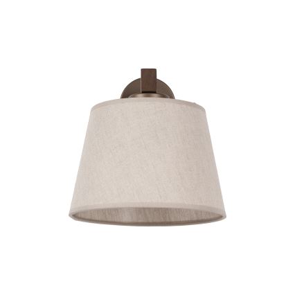 Brilagi - Wandleuchte LATTE 1xE27/60W/230V Kiefer/Beige