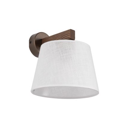 Brilagi - Wandleuchte LATTE 1xE27/60W/230V Kiefernholz/weiß