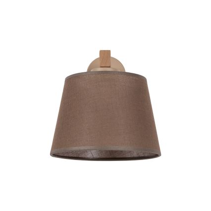 Brilagi - Wandleuchte LATTE SABIA 1xE27/60W/230V Kiefer/Braun