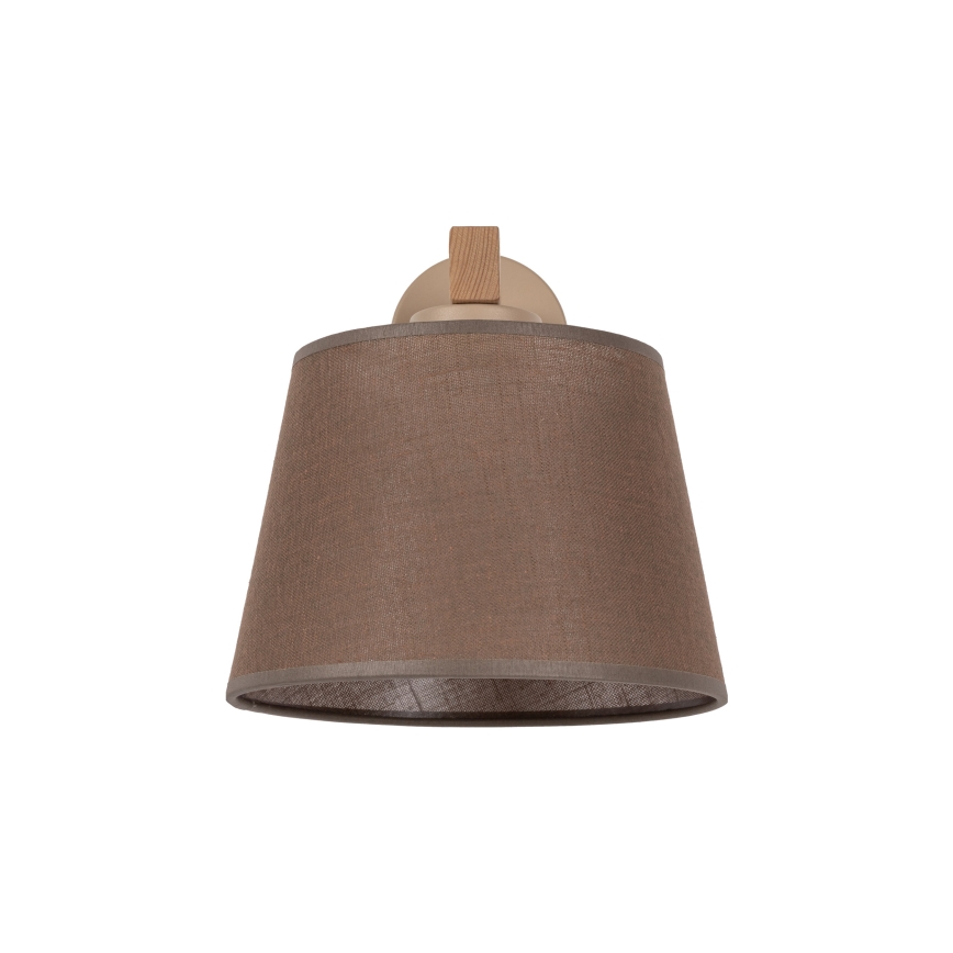 Brilagi - Wandleuchte LATTE SABIA 1xE27/60W/230V Kiefer/Braun
