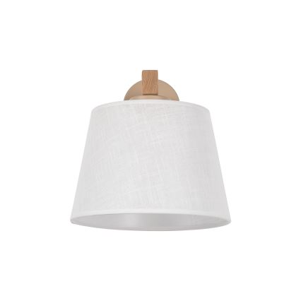Brilagi - Wandleuchte LATTE SABIA 1xE27/60W/230V Kiefer/weiß