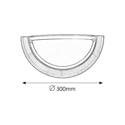 Brilagi - Wandleuchte ORBIS 1xE27/60W/230V 30 cm Kiefer/Kirsche