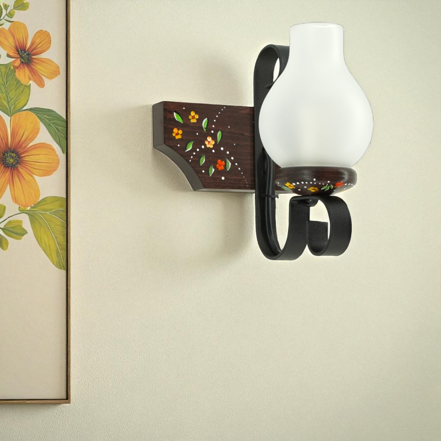 Brilagi - Wandleuchte QUEEN 1xE14/40W/230V Buche/Wenge