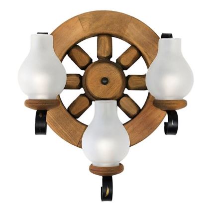 Brilagi - Wandleuchte ROATA APLICA 3xE14/40W/230V Buche