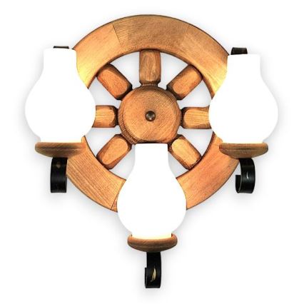 Brilagi - Wandleuchte ROATA APLICA 3xE14/40W/230V Buche