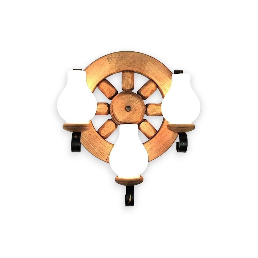 Brilagi - Wandleuchte ROATA APLICA 3xE14/40W/230V Buche