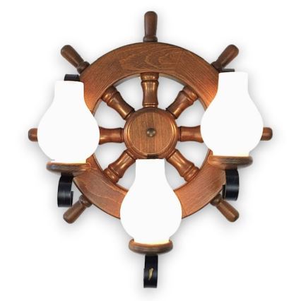 Brilagi - Wandleuchte TIMONA 3xE14/40W/230V Buche/Walnuss