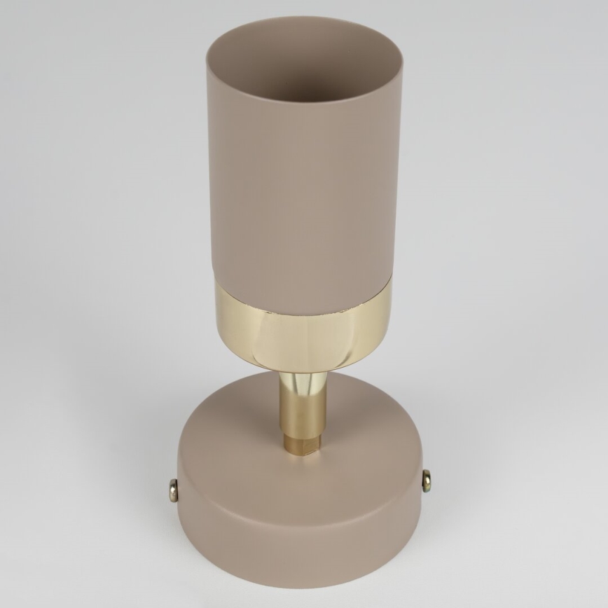 Brilagi - Wandstrahler POKER 1xGU10/25W/230V beige/golden