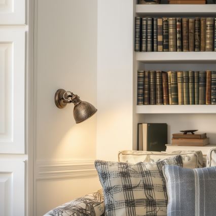 Brilagi - Wandstrahler TECHNO 1xE27/60W/230V bronzen/Patina