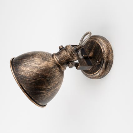 Brilagi - Wandstrahler TECHNO 1xE27/60W/230V bronzen/Patina