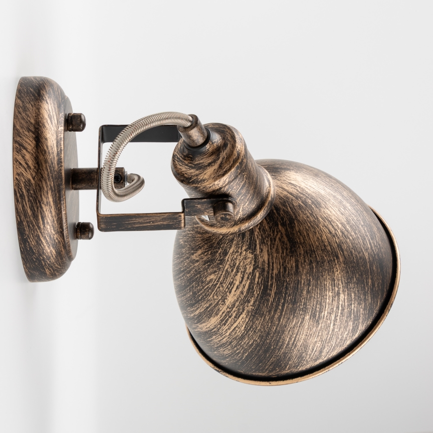 Brilagi - Wandstrahler TECHNO 1xE27/60W/230V bronzen/Patina