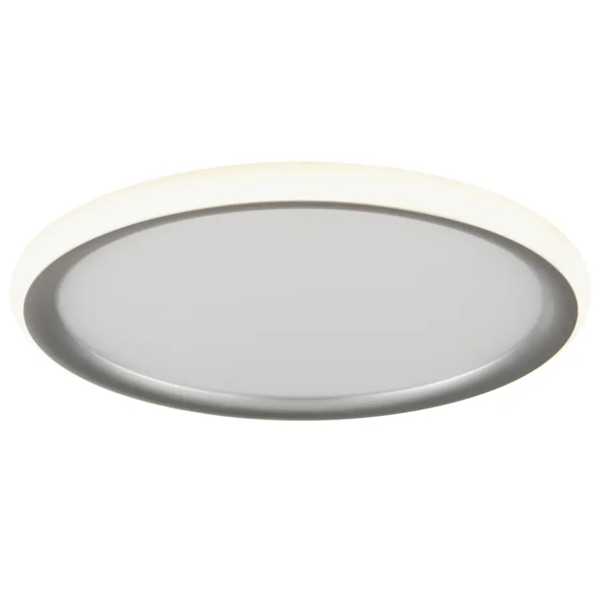 Brilliant - dimmbare LED-Deckenleuchte CARLOZ LED/16W/230V Ø 30 cm weiß/grau