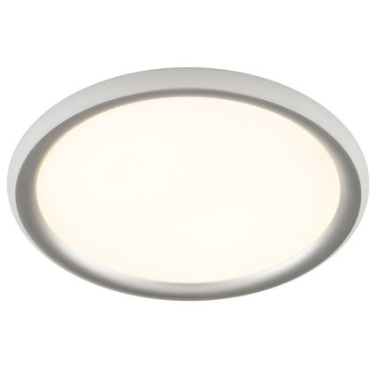 Brilliant - dimmbare LED-Deckenleuchte CARLOZ LED/16W/230V Ø 30 cm weiß/grau