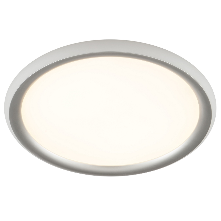 Brilliant - dimmbare LED-Deckenleuchte CARLOZ LED/16W/230V Ø 30 cm weiß/grau