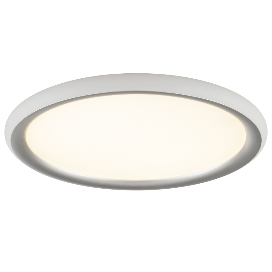 Brilliant - dimmbare LED-Deckenleuchte CARLOZ LED/16W/230V Ø 30 cm weiß/grau