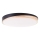 Brilliant - Dimmbare LED-Deckenleuchte BAARLO LED/36W/230V 3000-6500K d 50 cm schwarz/Gummibaum + Fernbedienung