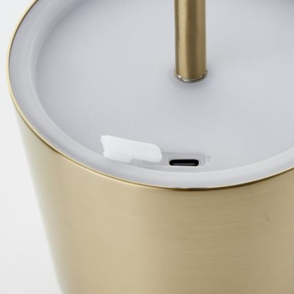 Brilliant - Dimmbare LED-Outdoor-Leuchte mit Touch-Funktion XAANA LED/4W/5V 3000/4000/6500K 2600 mAh IP44 golden