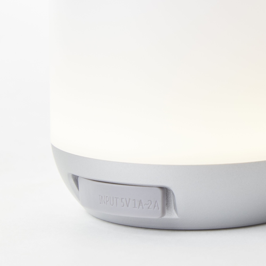Brilliant - Dimmbare LED-Outdoor-Tischleuchte GEMMA LED/1,9W/5V 1800 mAh IP44 weiß