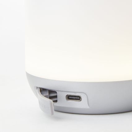 Brilliant - Dimmbare LED-Outdoor-Tischleuchte GEMMA LED/1,9W/5V 1800 mAh IP44 weiß
