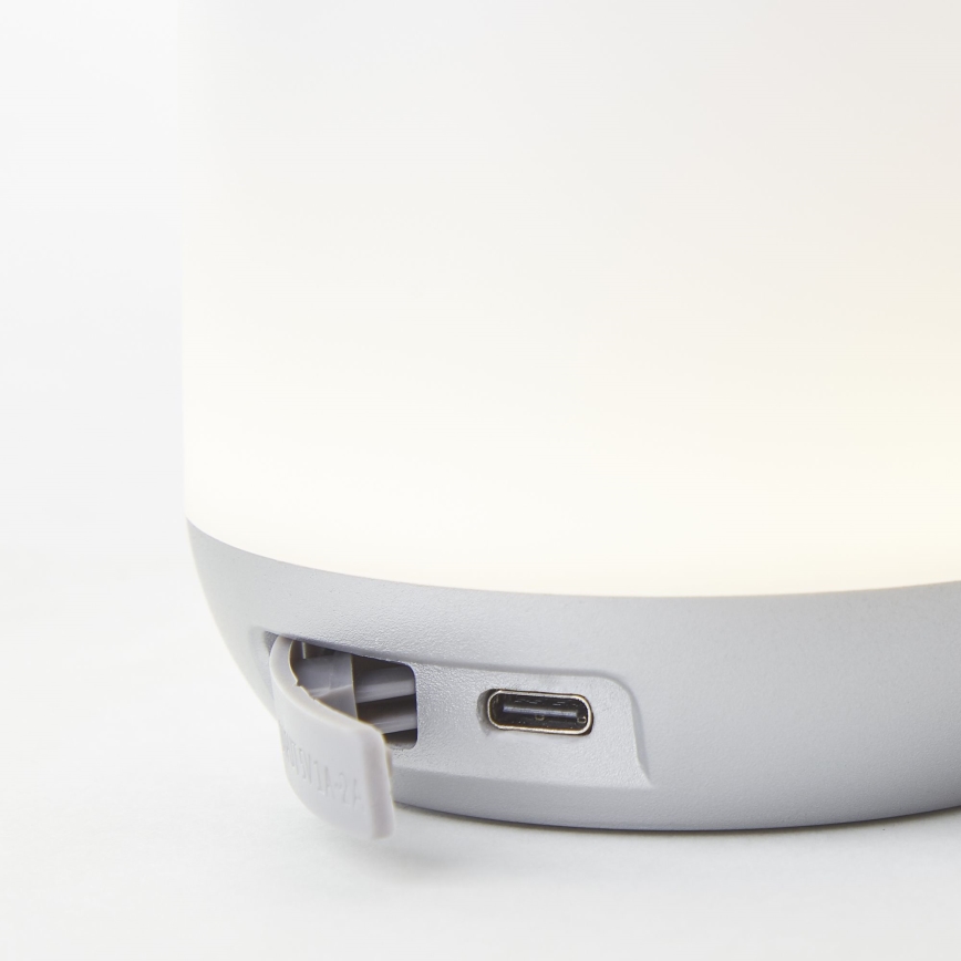 Brilliant - Dimmbare LED-Outdoor-Tischleuchte GEMMA LED/1,9W/5V 1800 mAh IP44 weiß