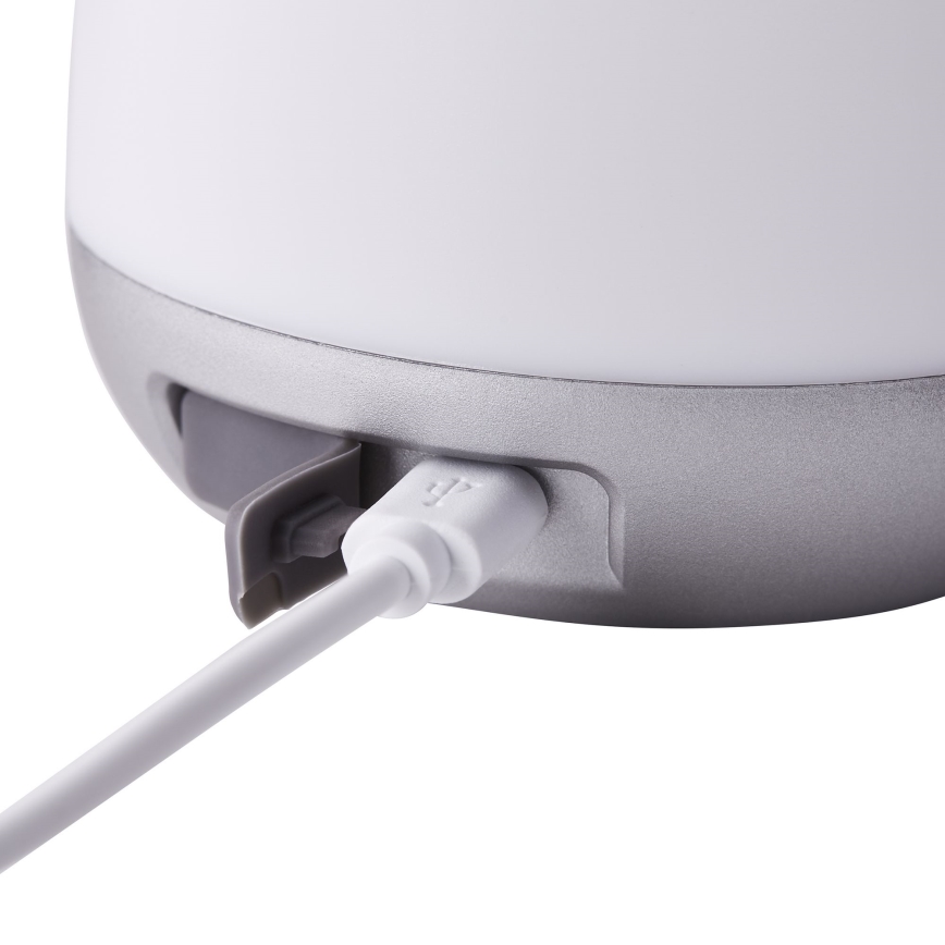 Brilliant - Dimmbare LED-Outdoor-Tischleuchte GEMMA LED/1,9W/5V 1800 mAh IP44 weiß