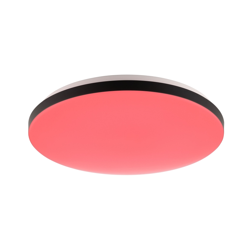 Brilliant - Dimmbare LED-RGBW-Deckenleuchte LIVIO LED/20W/230V 3000-6500K d 49 cm schwarz + Fernbedienung