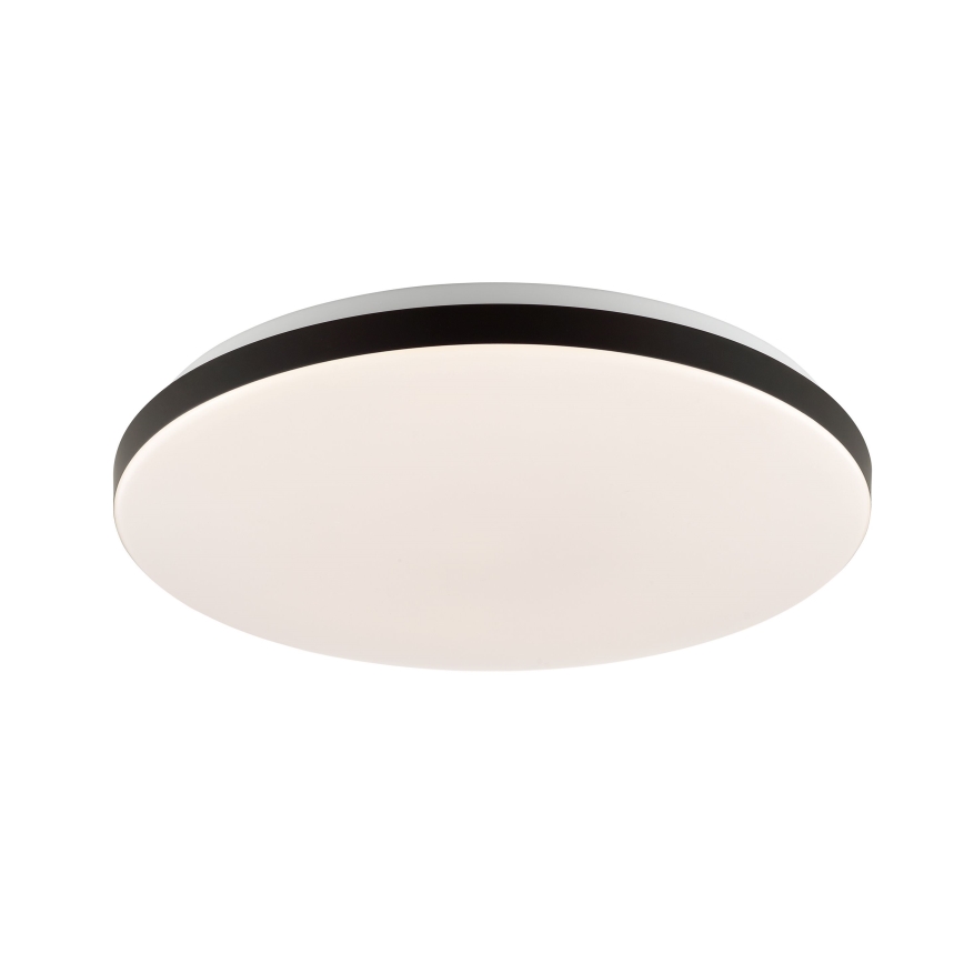 Brilliant - Dimmbare LED-RGBW-Deckenleuchte LIVIO LED/20W/230V 3000-6500K d 49 cm schwarz + Fernbedienung