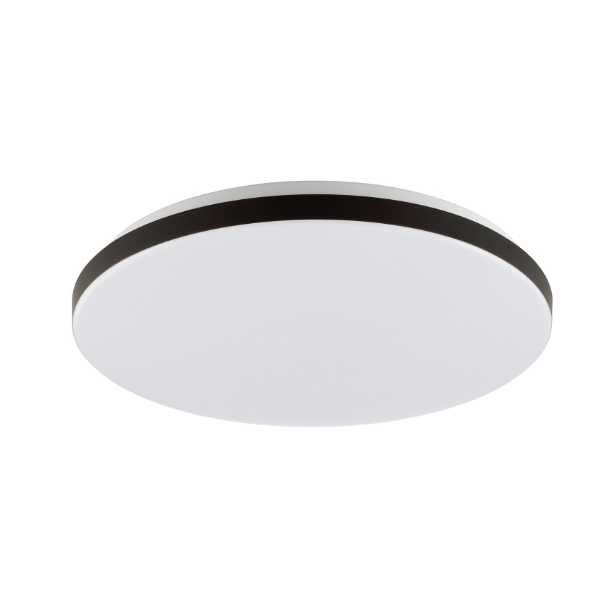 Brilliant - Dimmbare LED-RGBW-Deckenleuchte LIVIO LED/20W/230V 3000-6500K d 49 cm schwarz + Fernbedienung