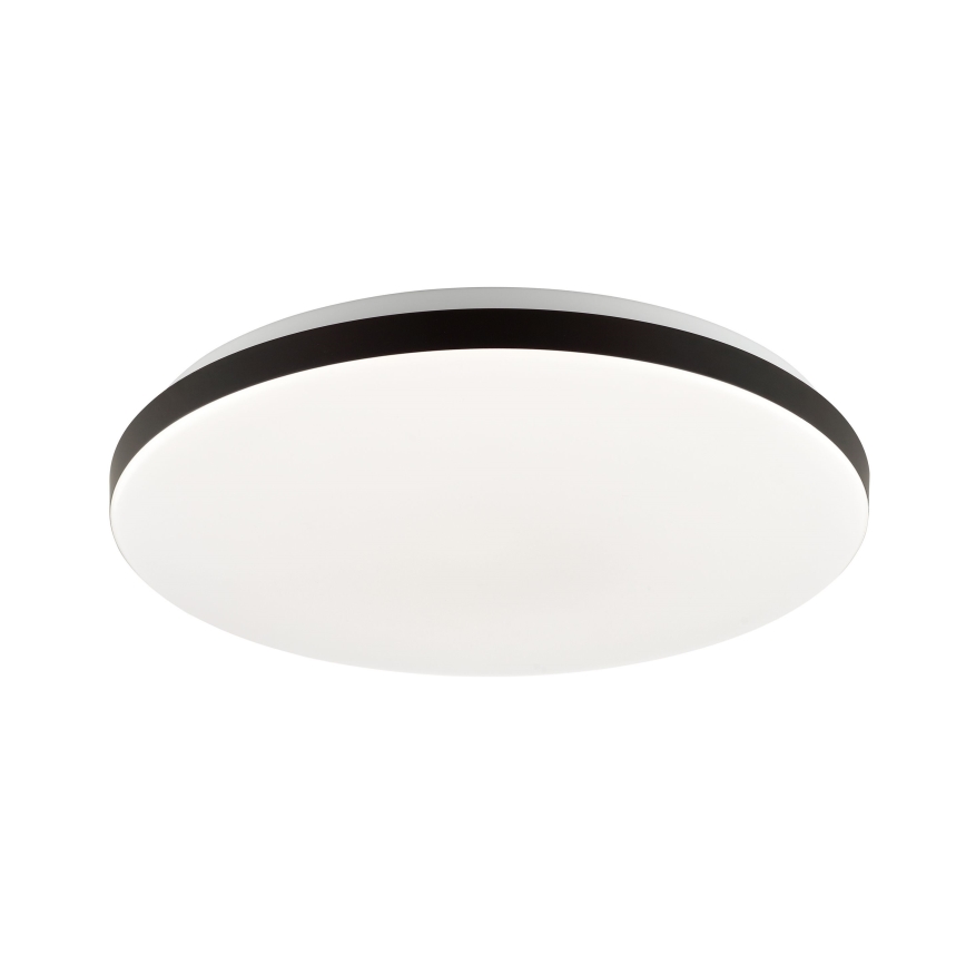 Brilliant - Dimmbare LED-RGBW-Deckenleuchte LIVIO LED/20W/230V 3000-6500K d 49 cm schwarz + Fernbedienung