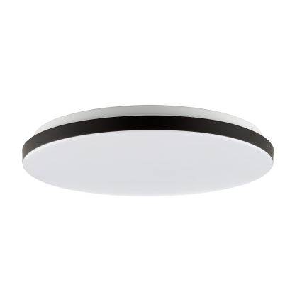Brilliant - Dimmbare LED-RGBW-Deckenleuchte LIVIO LED/20W/230V 3000-6500K d 49 cm schwarz + Fernbedienung
