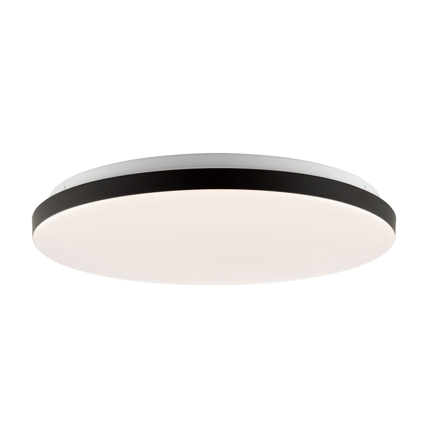 Brilliant - Dimmbare LED-RGBW-Deckenleuchte LIVIO LED/20W/230V 3000-6500K d 49 cm schwarz + Fernbedienung