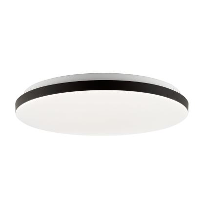 Brilliant - Dimmbare LED-RGBW-Deckenleuchte LIVIO LED/20W/230V 3000-6500K d 49 cm schwarz + Fernbedienung