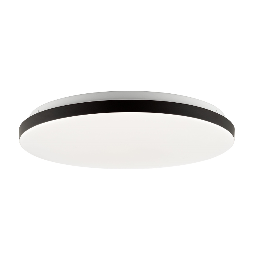 Brilliant - Dimmbare LED-RGBW-Deckenleuchte LIVIO LED/20W/230V 3000-6500K d 49 cm schwarz + Fernbedienung