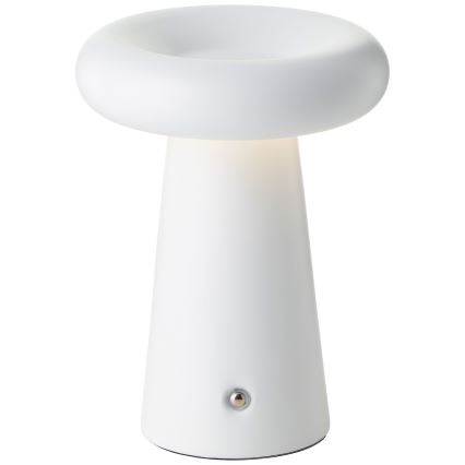 Brilliant - Dimmbare LED-Outdoor-Tischleuchte mit Touch-Funktion MUFFIN LED/3W/5V USB 2600 mAh IP44 weiß
