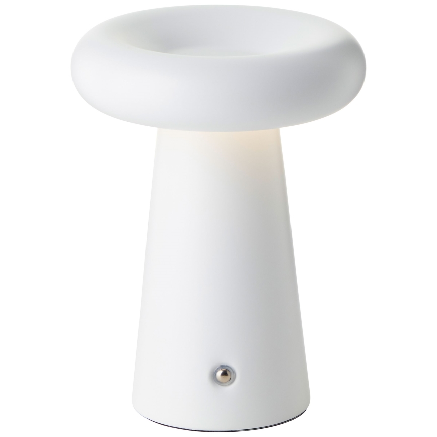 Brilliant - Dimmbare LED-Outdoor-Tischleuchte mit Touch-Funktion MUFFIN LED/3W/5V USB 2600 mAh IP44 weiß