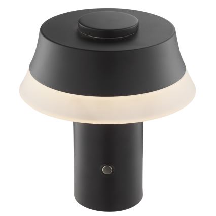 Brilliant - Dimmbare, wiederaufladbare Touch-Tischlampe KINICH LED/2,5W/5V 2700K 2600 mAh schwarz