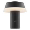 Brilliant - Dimmbare, wiederaufladbare Touch-Tischlampe KINICH LED/2,5W/5V 2700K 2600 mAh schwarz