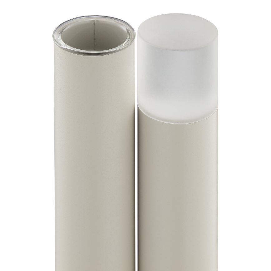 Brilliant - LED-dimmbare, wiederaufladbare, touchgesteuerte Außen-Tischlampe SAYU LED/2,5W/5V 2700K 2600 mAh IP44 grau