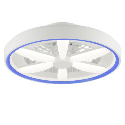 Brilliant - LED RGBW dimmbarer Deckenventilator mit Licht GAIANO LED/48W/230V 2700-6500K Weiß + Fernbedienung