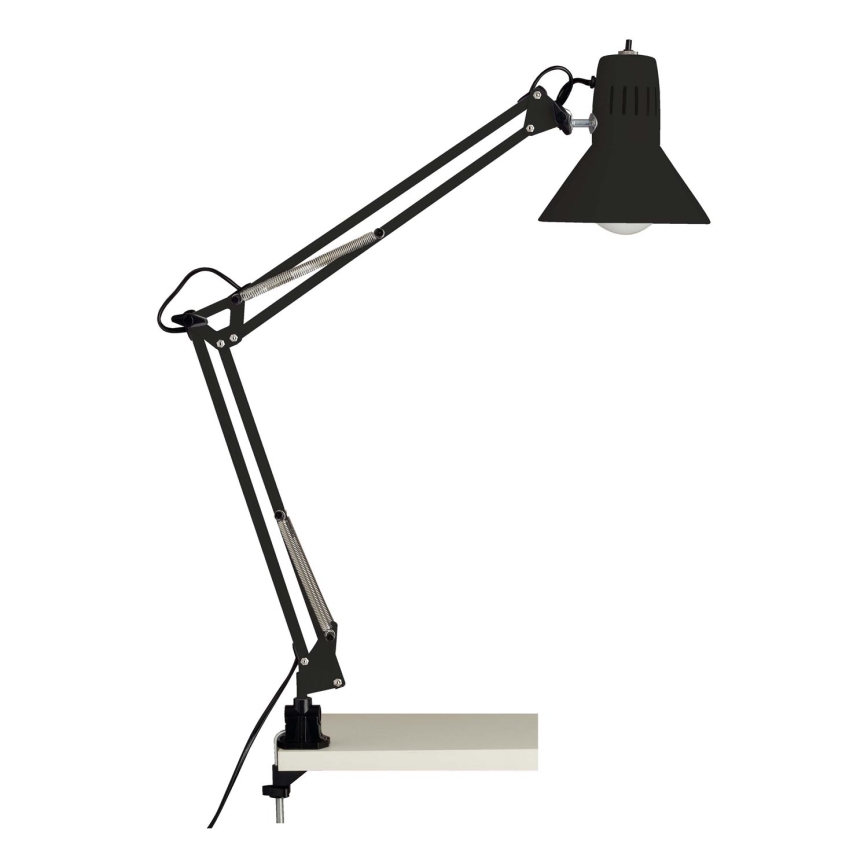 Brilliant HOBBY Klemmleuchte 1xE27/40W/230V, schwarz