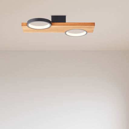 Brilliant - LED-Deckenleuchte CHEESY LED/14W/230V Kiefer