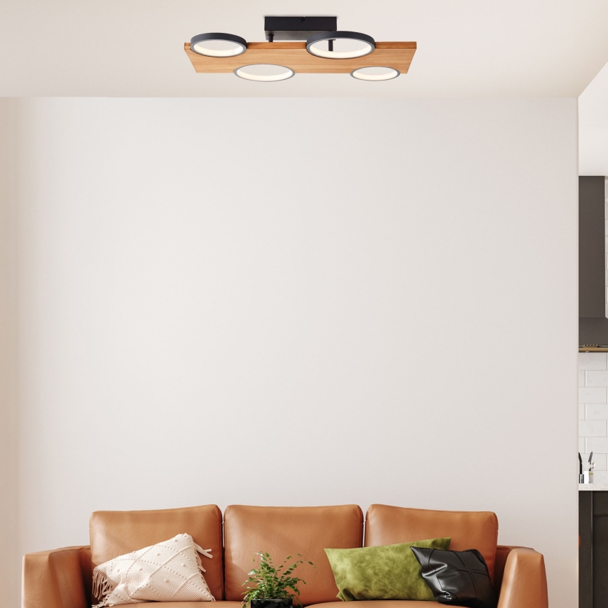 Brilliant - LED-Deckenleuchte CHEESY LED/28W/230V Kiefer