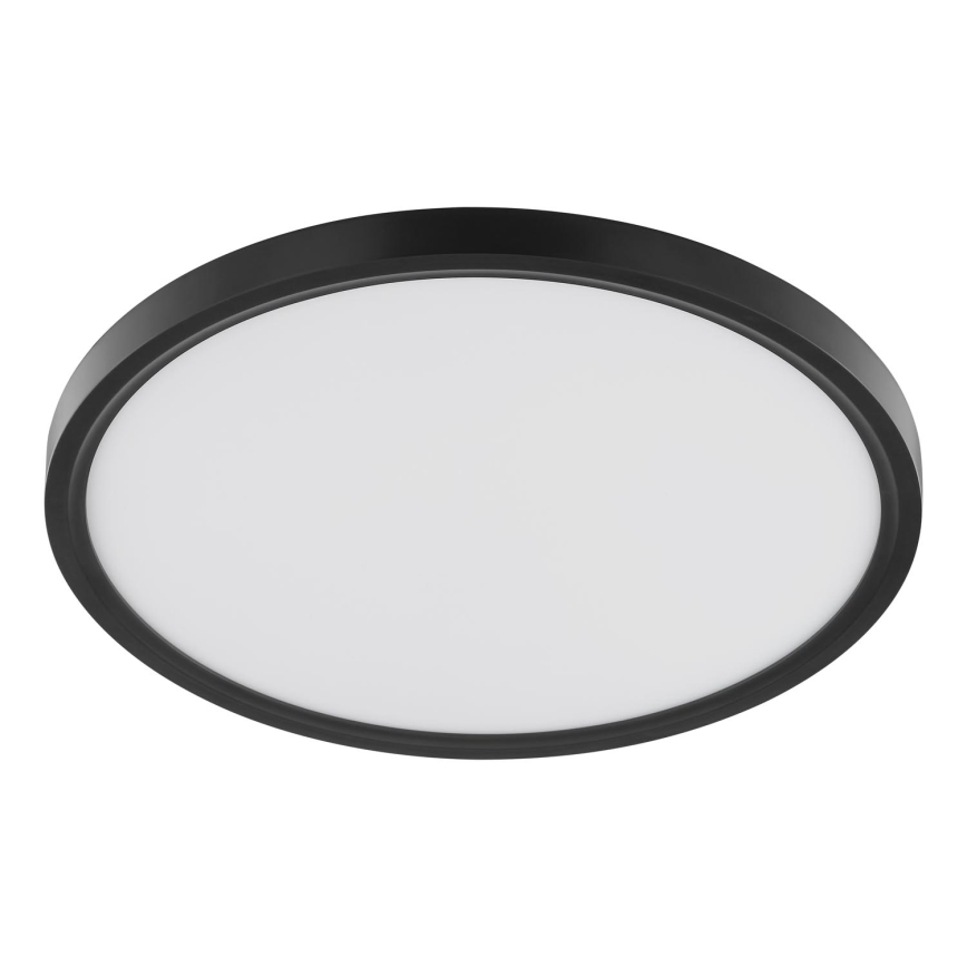 Brilliant - LED Deckenleuchte mit Bewegungs- und Dämmerungssensor GALO LED/26W/230V Ø 40 cm schwarz