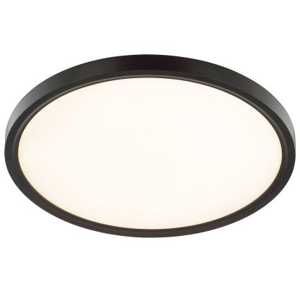Brilliant - LED Deckenleuchte mit Bewegungs- und Dämmerungssensor GALO LED/26W/230V Ø 40 cm schwarz