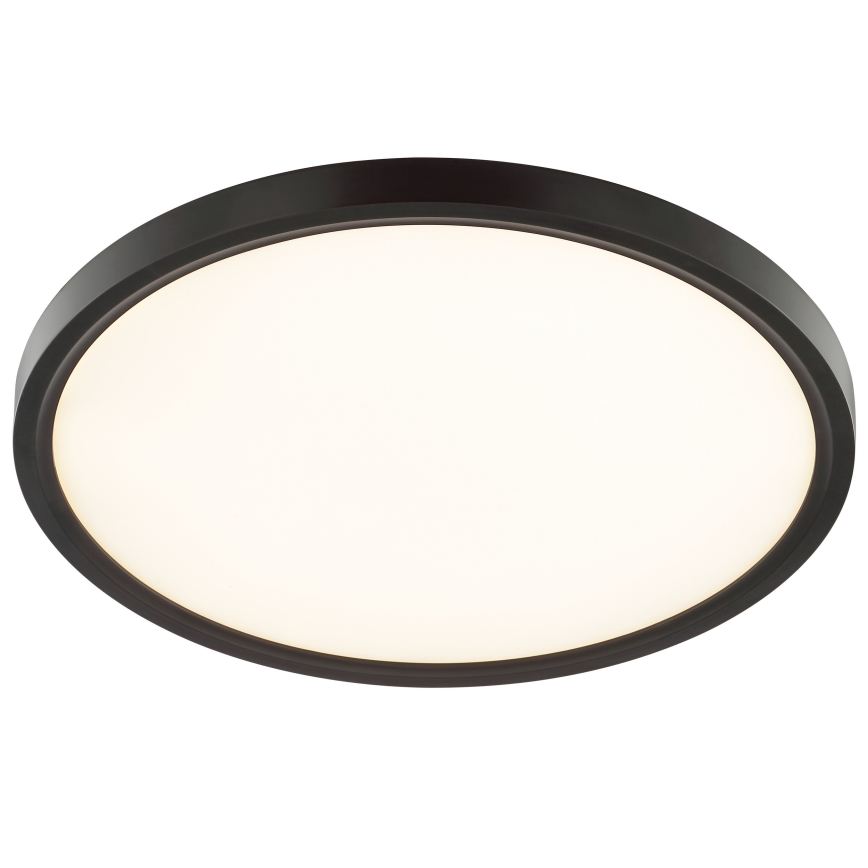 Brilliant - LED Deckenleuchte mit Bewegungs- und Dämmerungssensor GALO LED/26W/230V Ø 40 cm schwarz